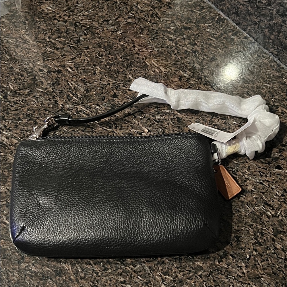 Coach Black Medium Wristlet - Picture 2 of 5
